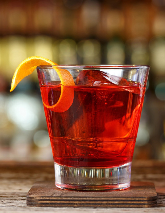 Negroni Cocktail Drink