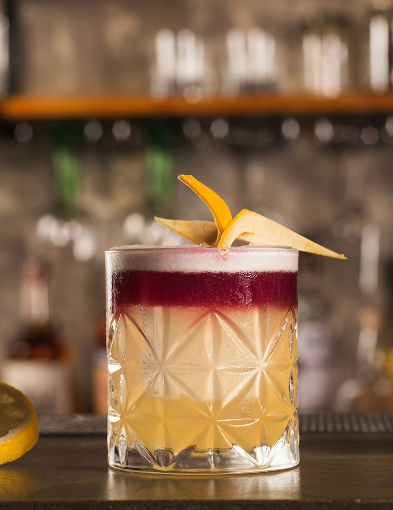 New York Sour Cocktail Drink